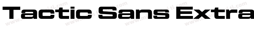 Tactic Sans Extra Ex字体转换